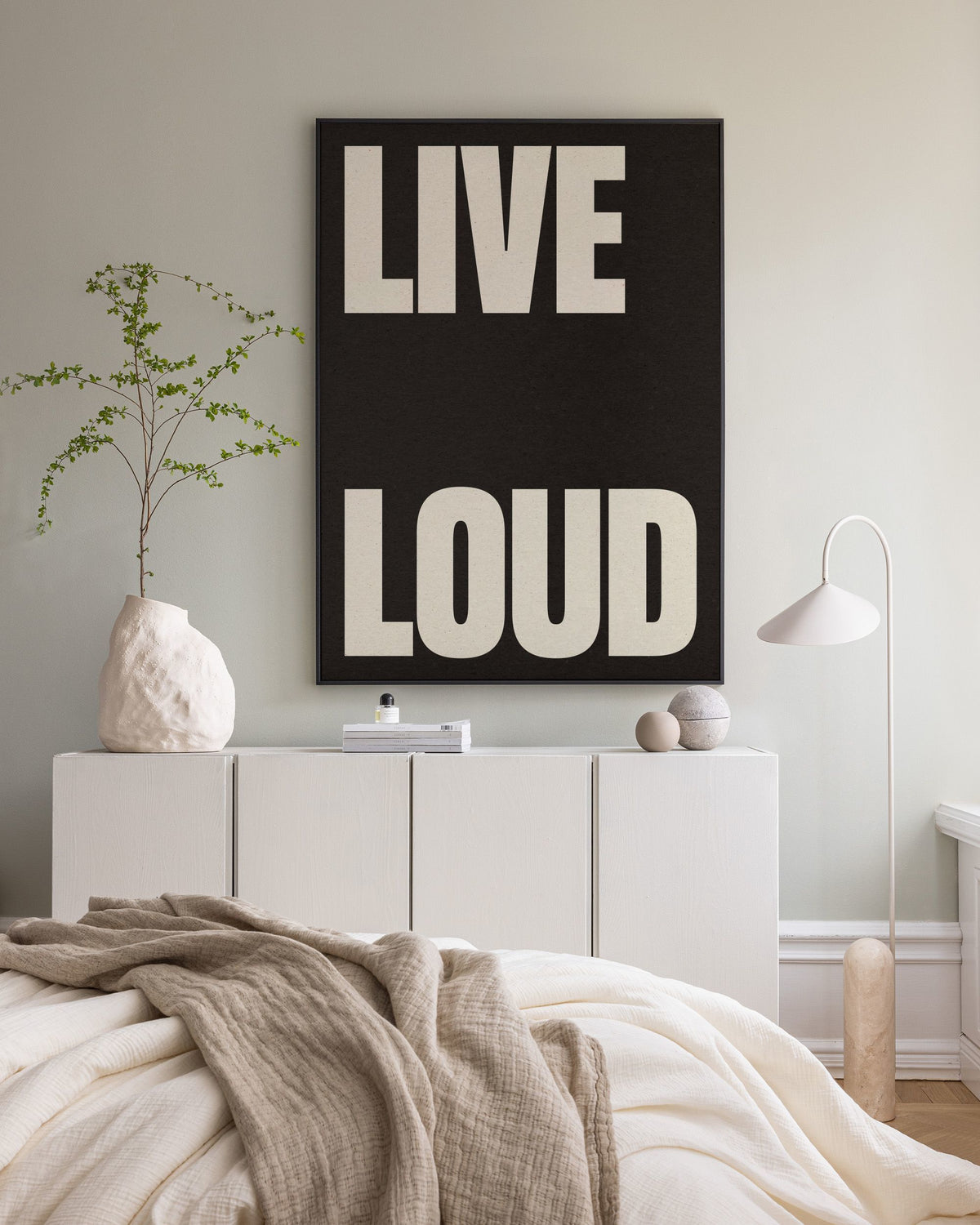 Live Loud Canvas print