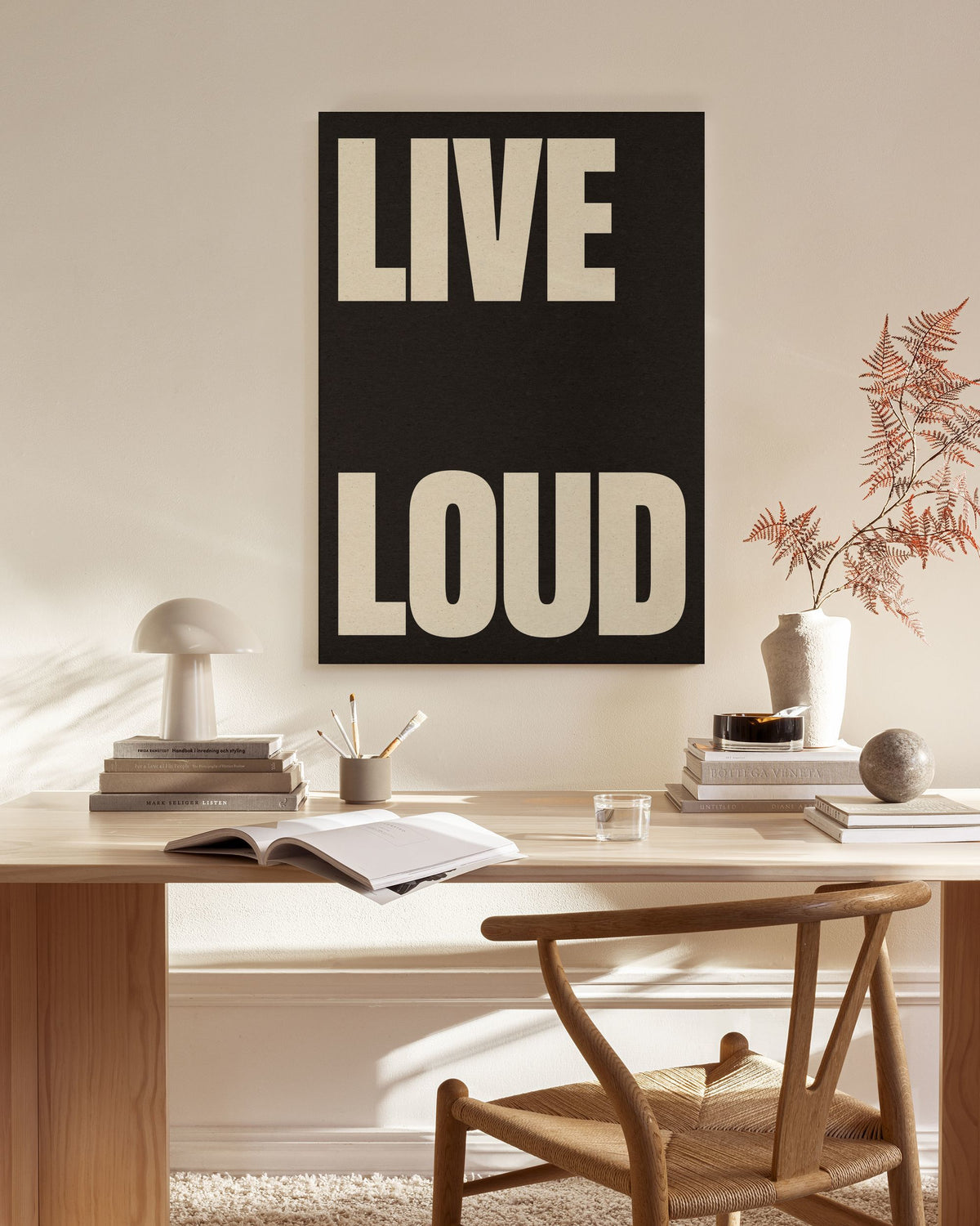 Live Loud Canvas print