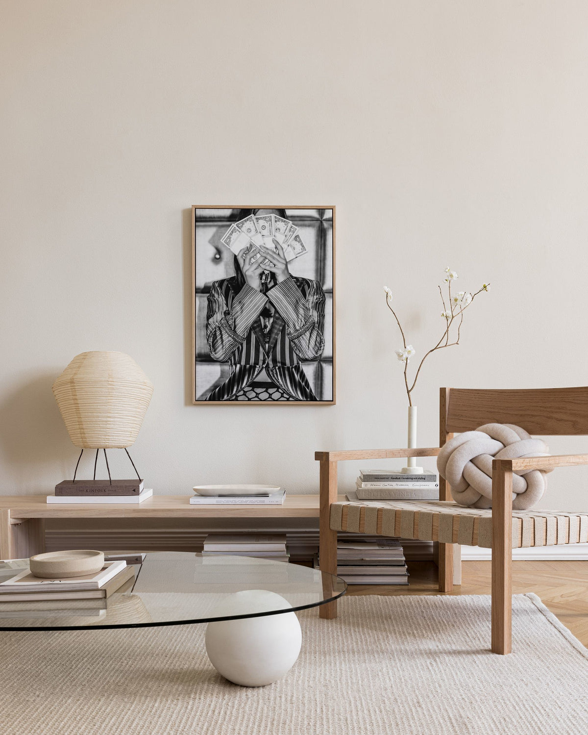 Flash Your Cash Canvas print