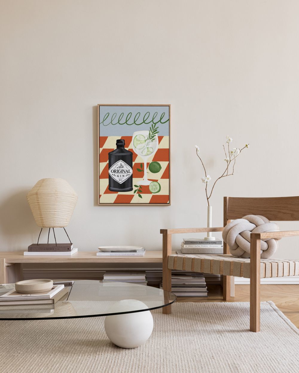 Original Gin Canvas print