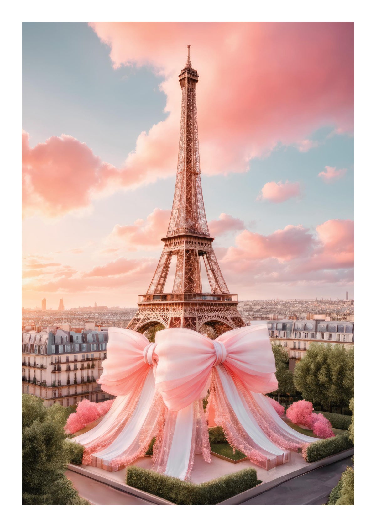 Parisian Bow Print