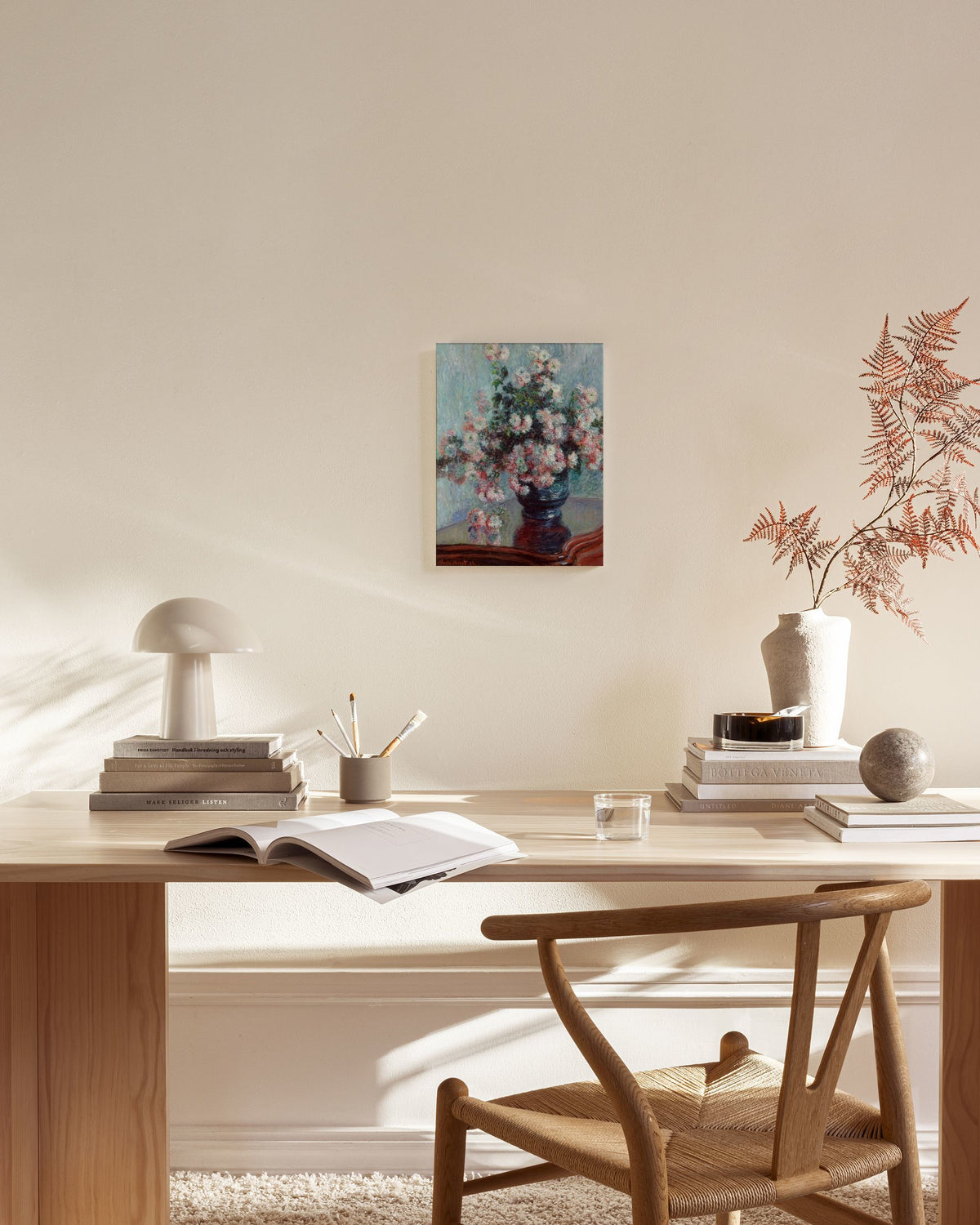 Monet - Chrysanthemums Canvas print