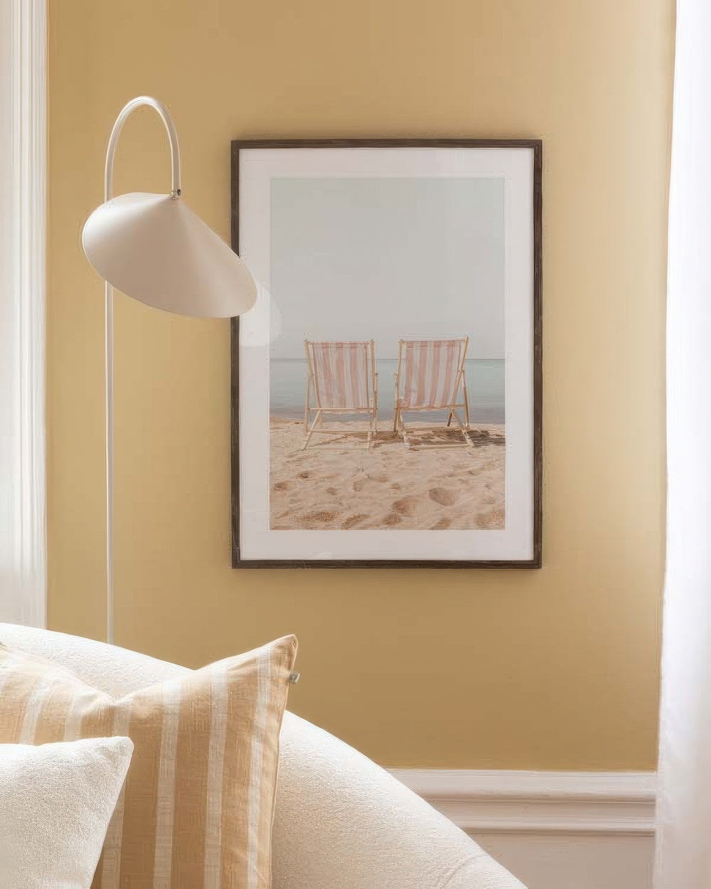 Pair of Sunbeds Print