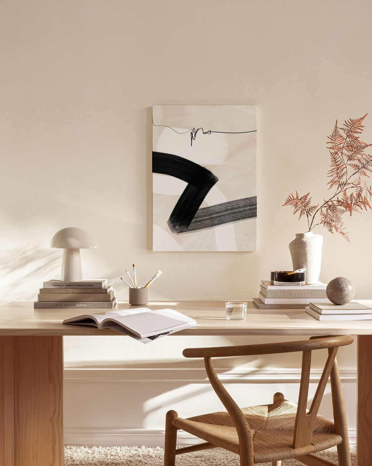 Abstract Wave No2 Canvas print