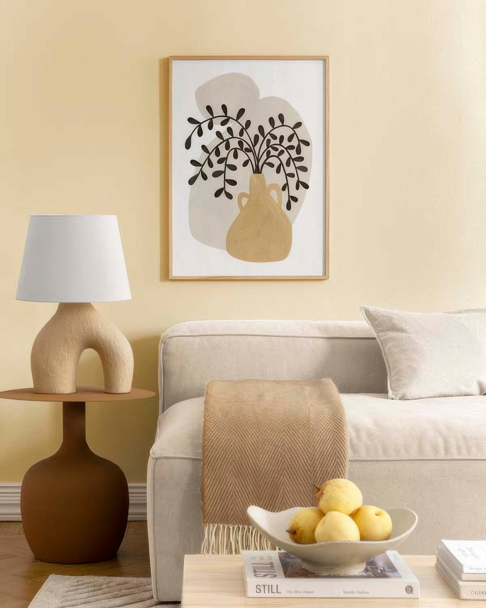 Yellow Vase Print