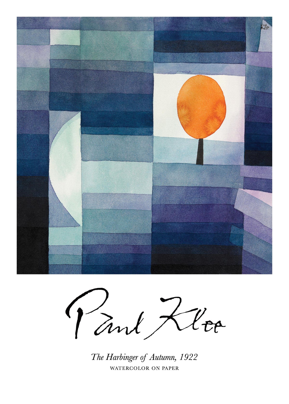 Paul Klee - The Harbinger of Autumn Print