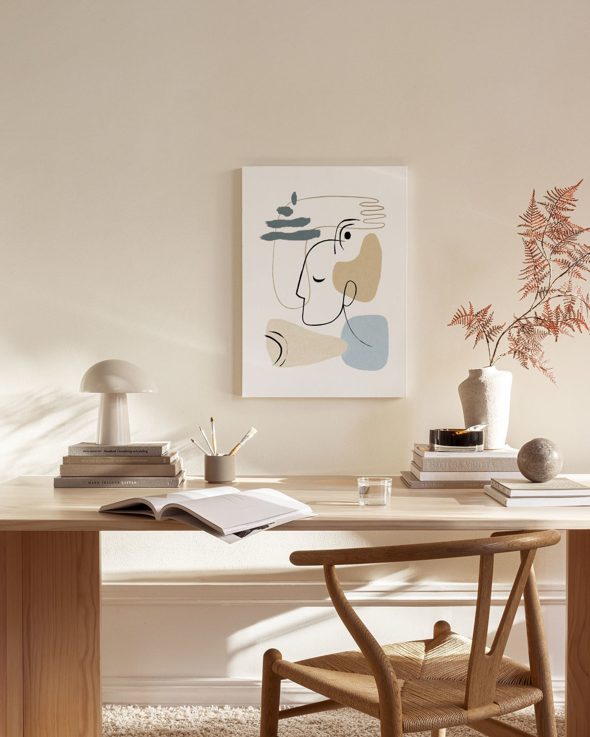 Abstract Forms No1 Canvas print