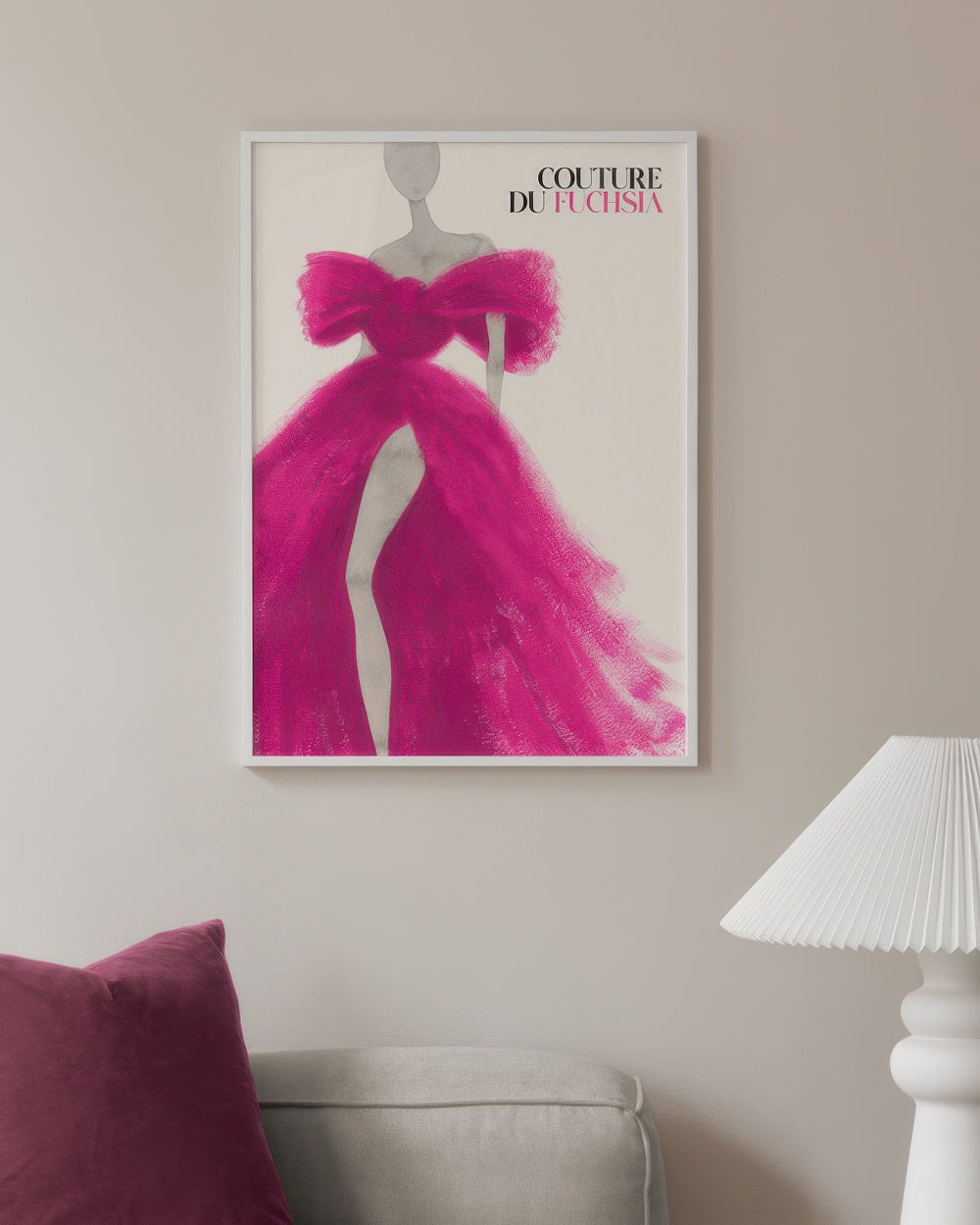 Couture du Fuchsia Print