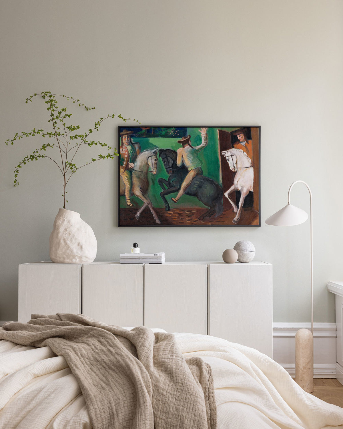 Cyprián Majerník - Riders On Horses Canvas print