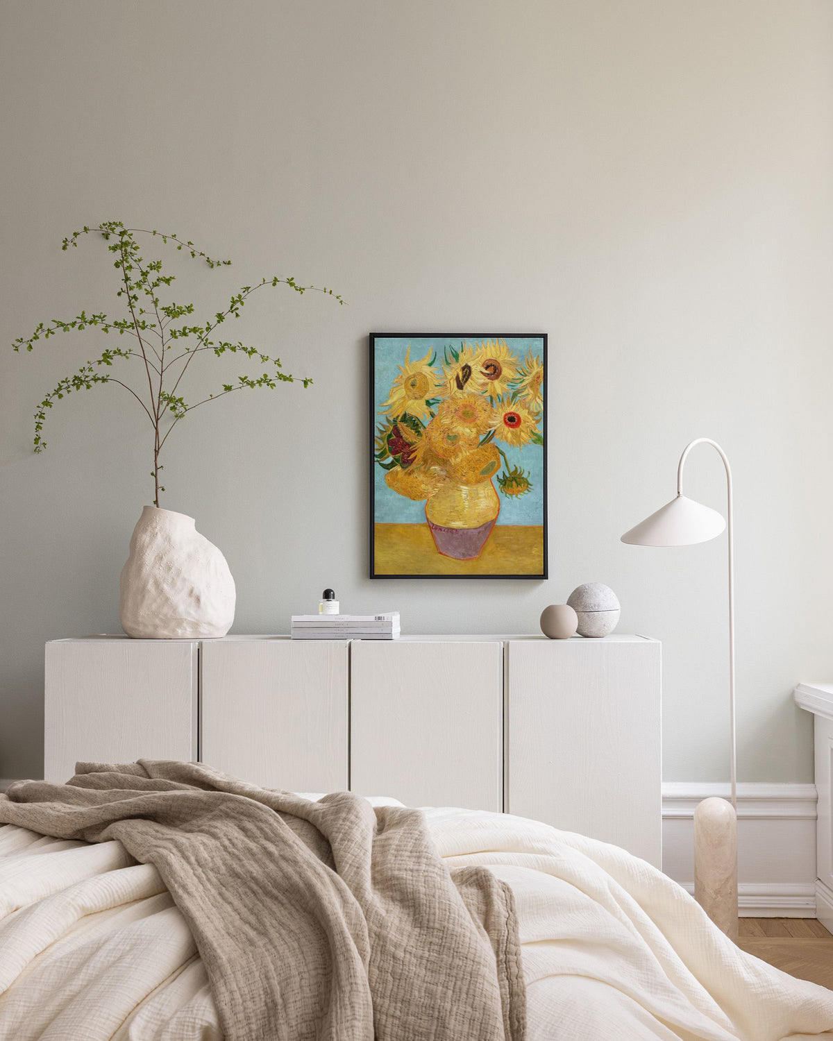 Van Gogh - Vase with Twelve Sunflowers Canvas print