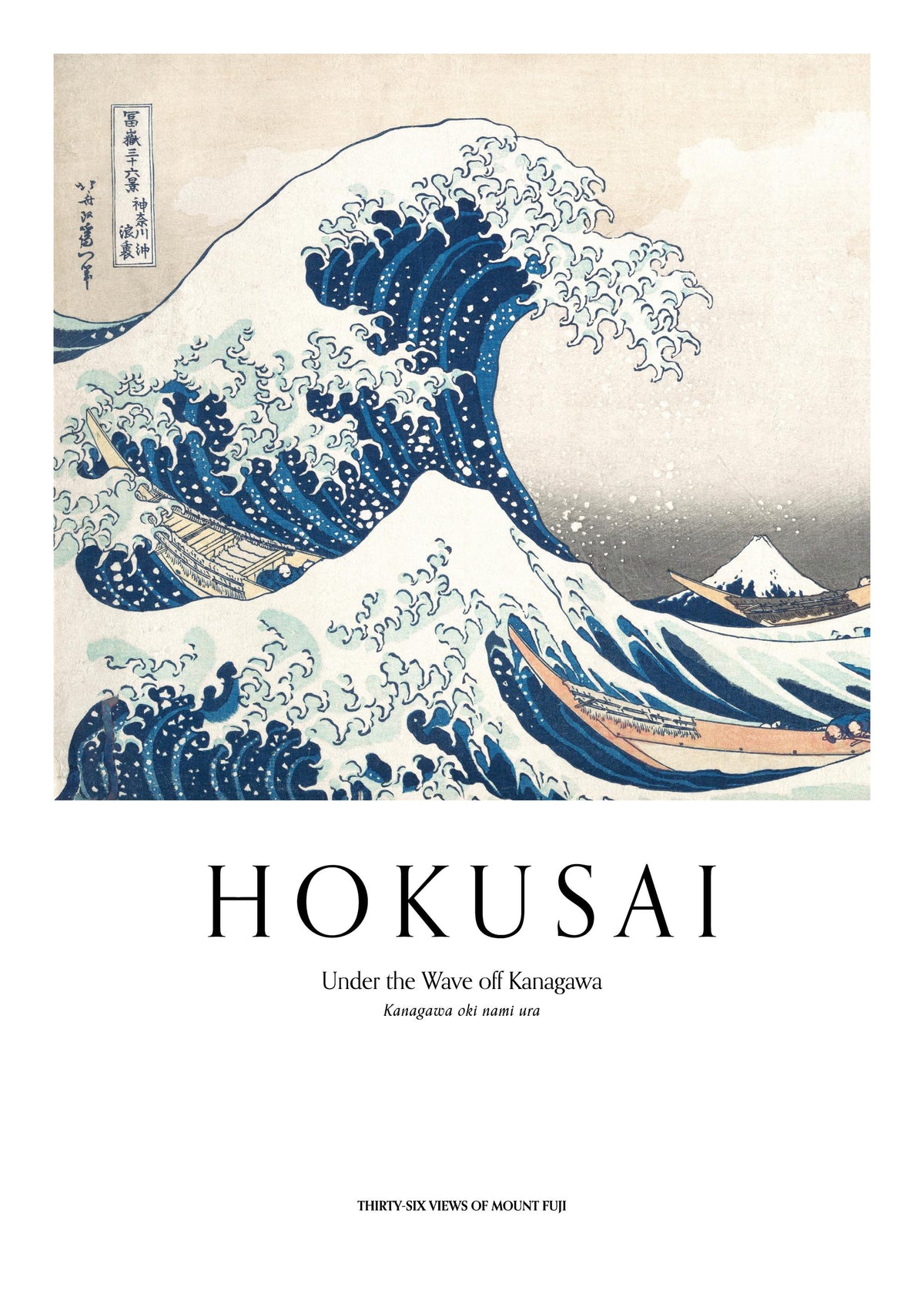 Hokusai - The Great Wave Print