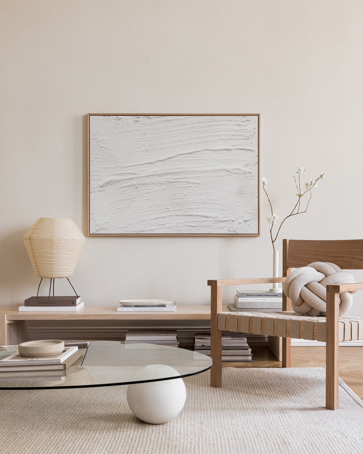 Plaster Texture Canvas print