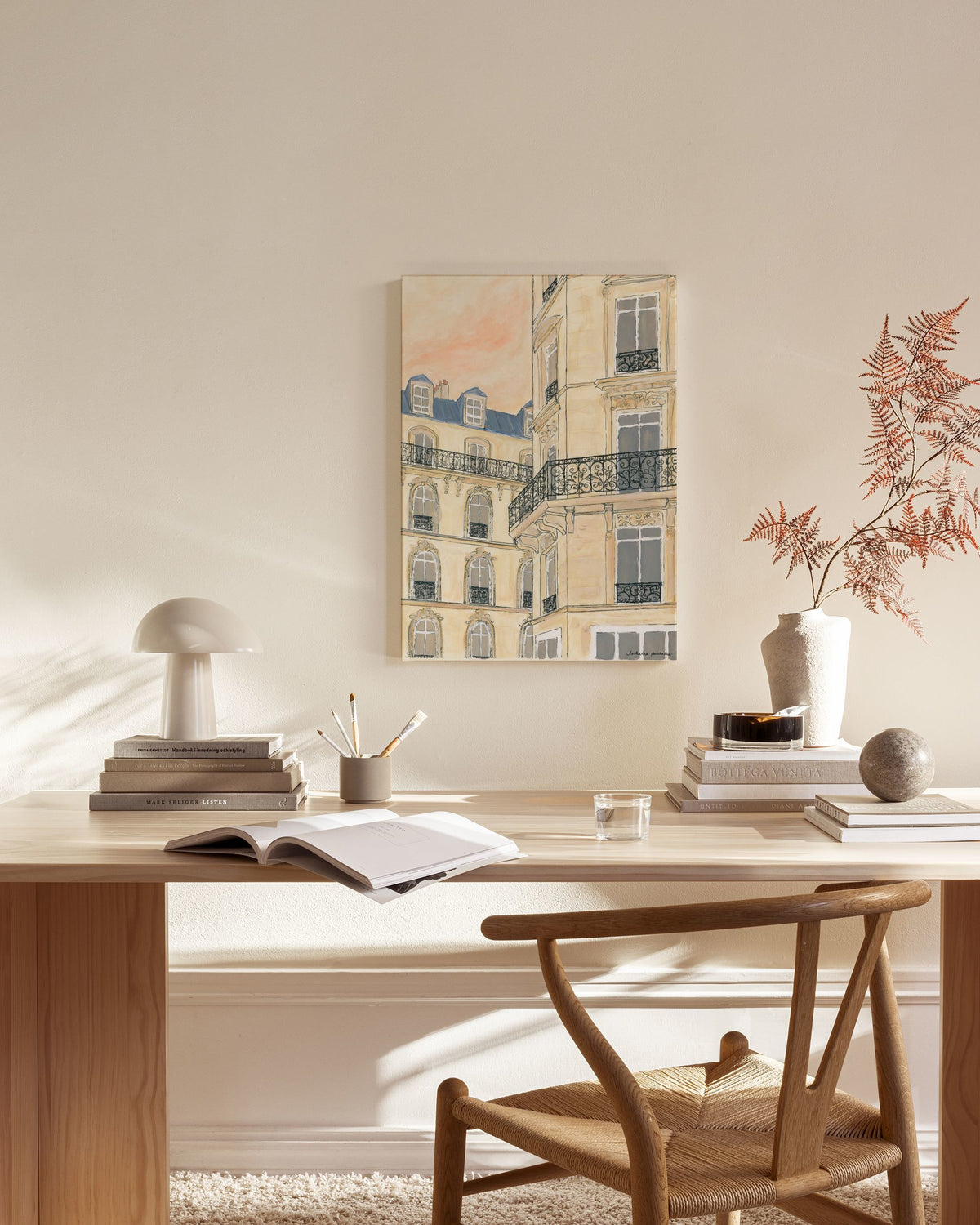 Katharina Puritscher - Golden Hour Building Canvas print