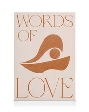 Words of Love Canvas print
