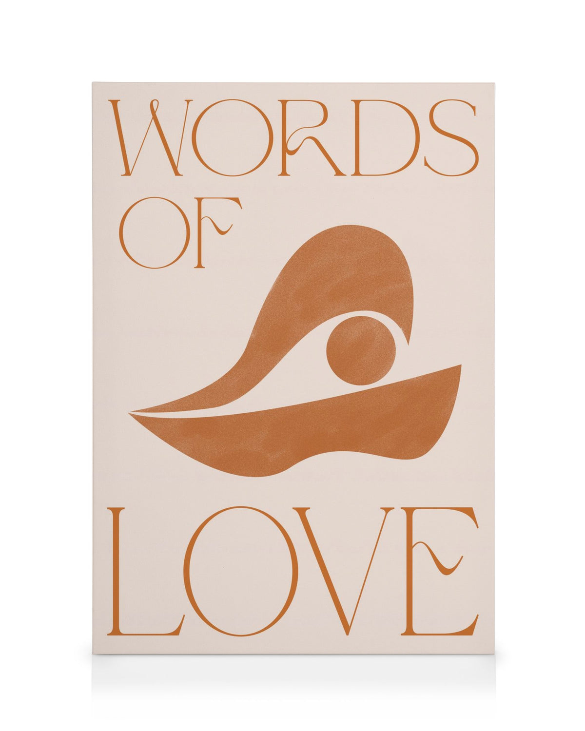 Words of Love Canvas print