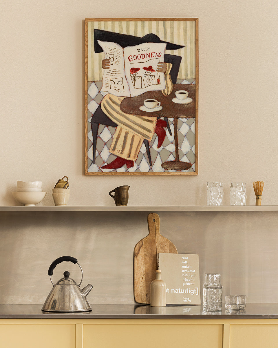 The Good News Café Print