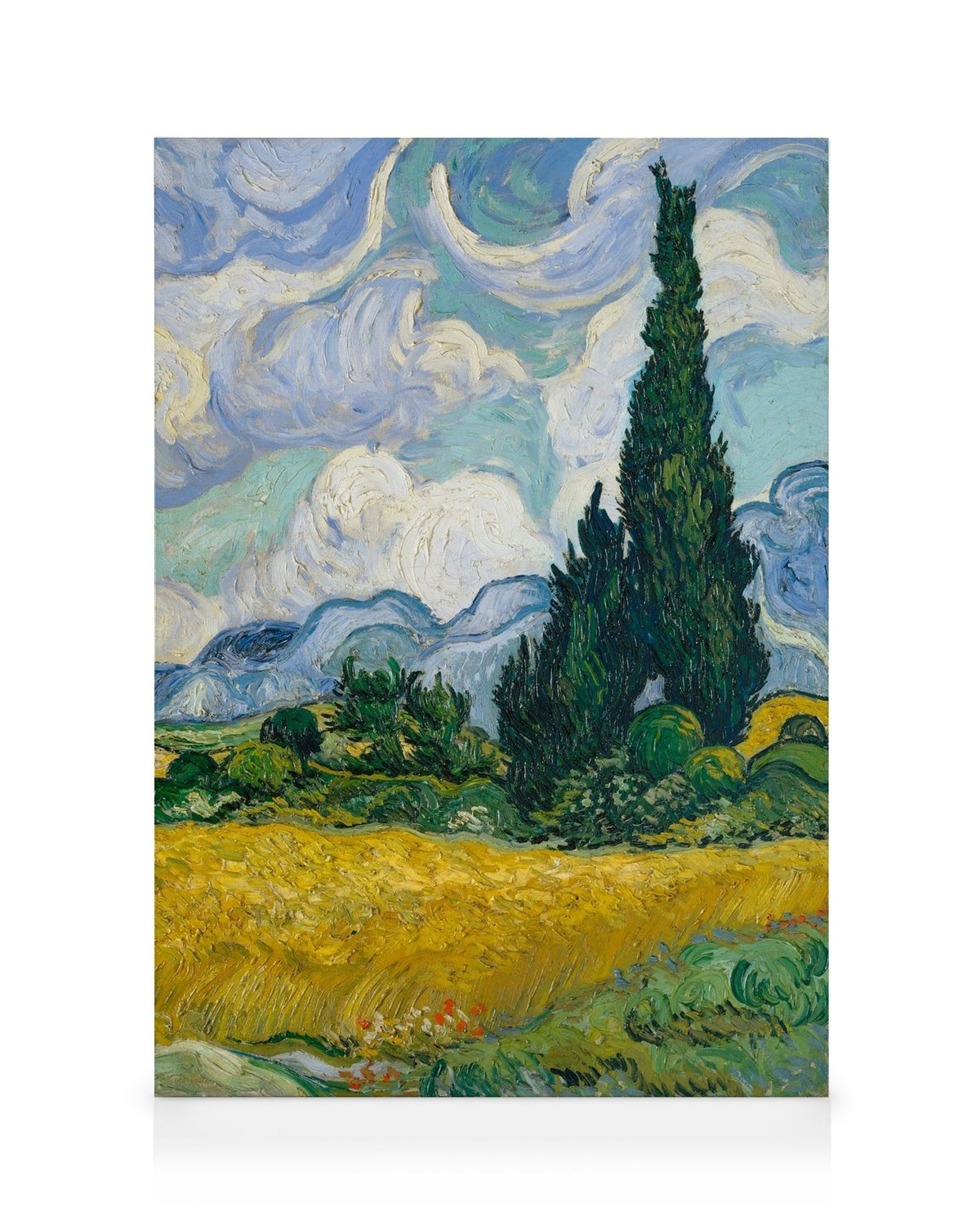 Van Gogh - Wheat Field with Cypresses Canvas print