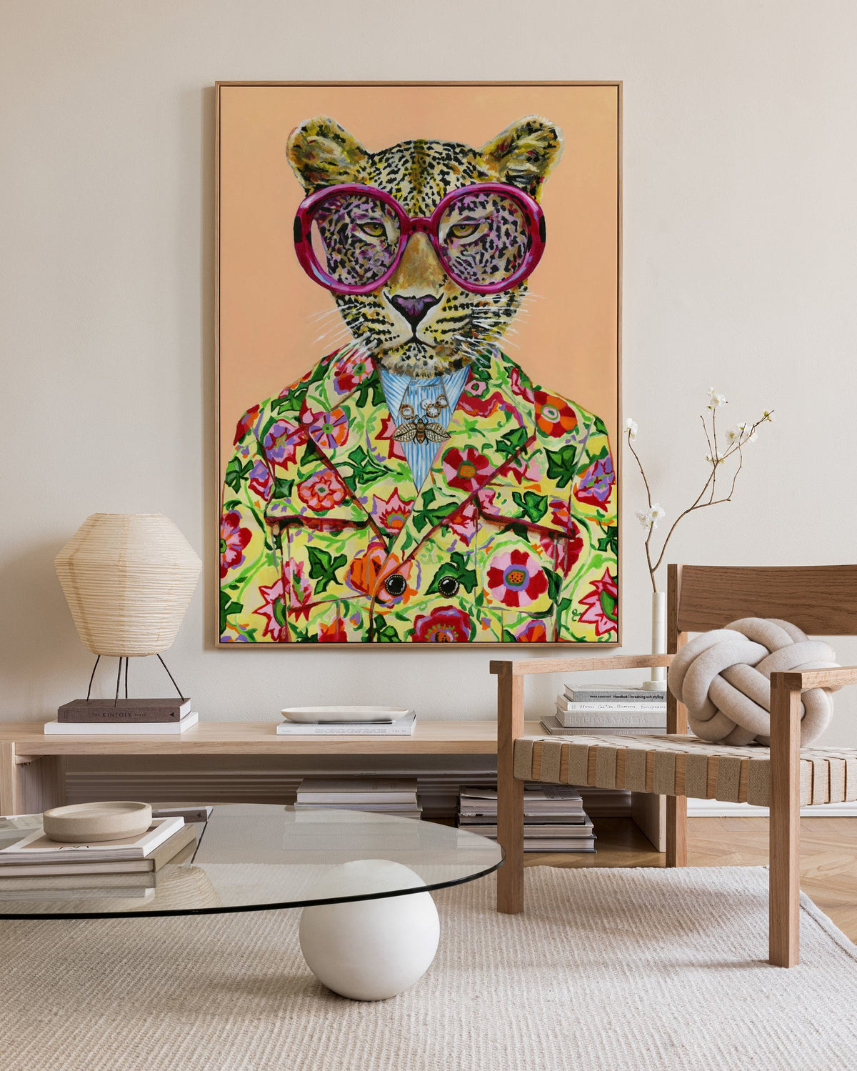 Heather Perry - Artsy Leopard Canvas print