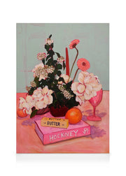 Lindsey Cherek - Still Life with Hockney Book Canvas print