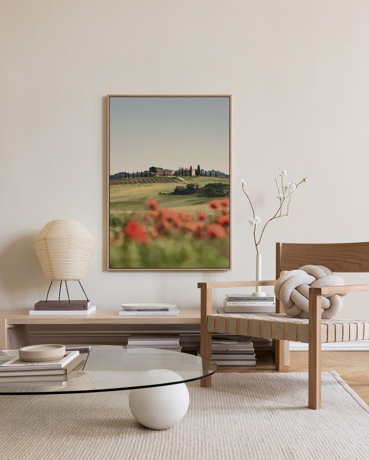 Tuscan Poppies No3 Canvas print