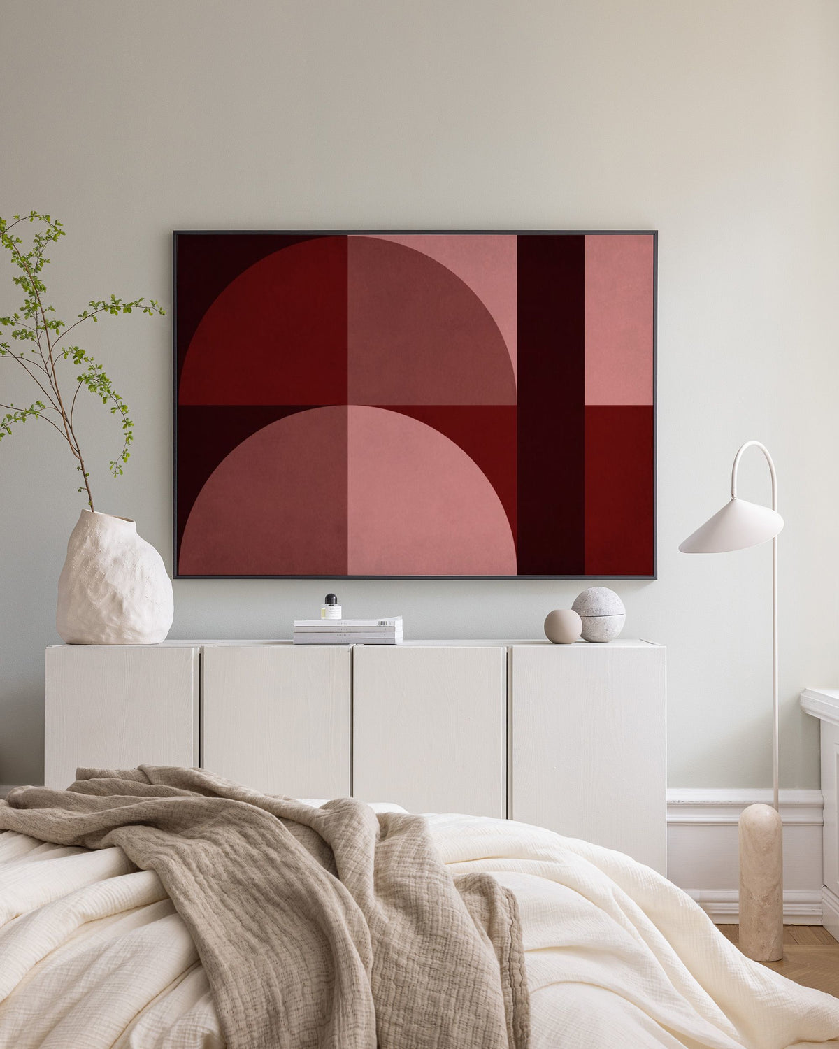 Shapes of Red Canvas