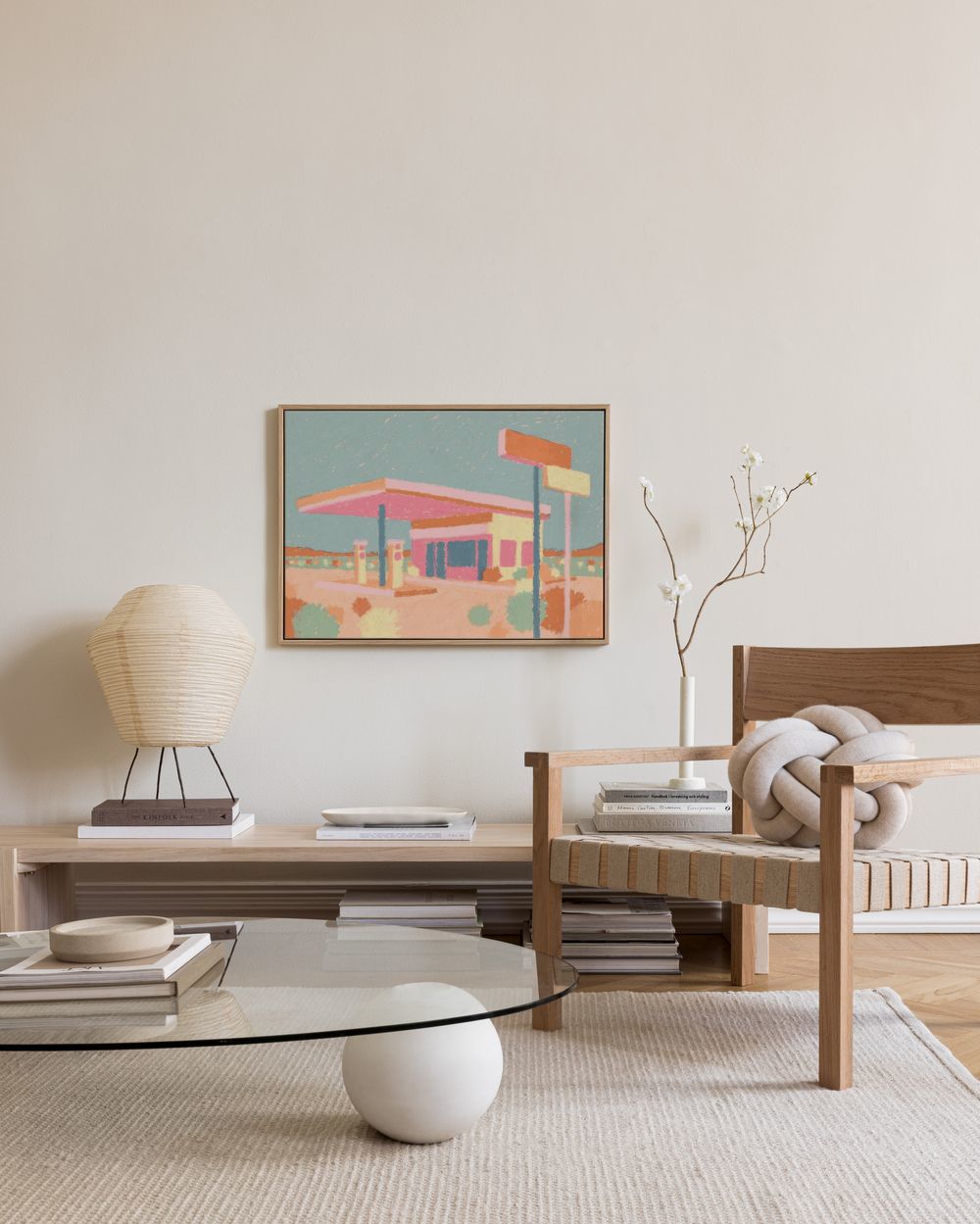 Oil Pastel Station Canvas print