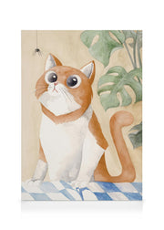 Curious Cat Canvas print