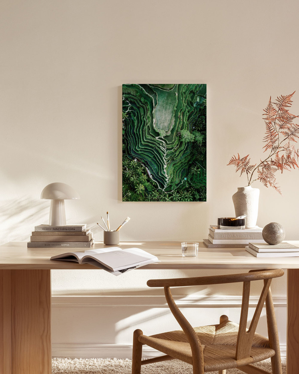 Rice Terraces Canvas print
