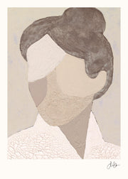 Visage Texturé Print