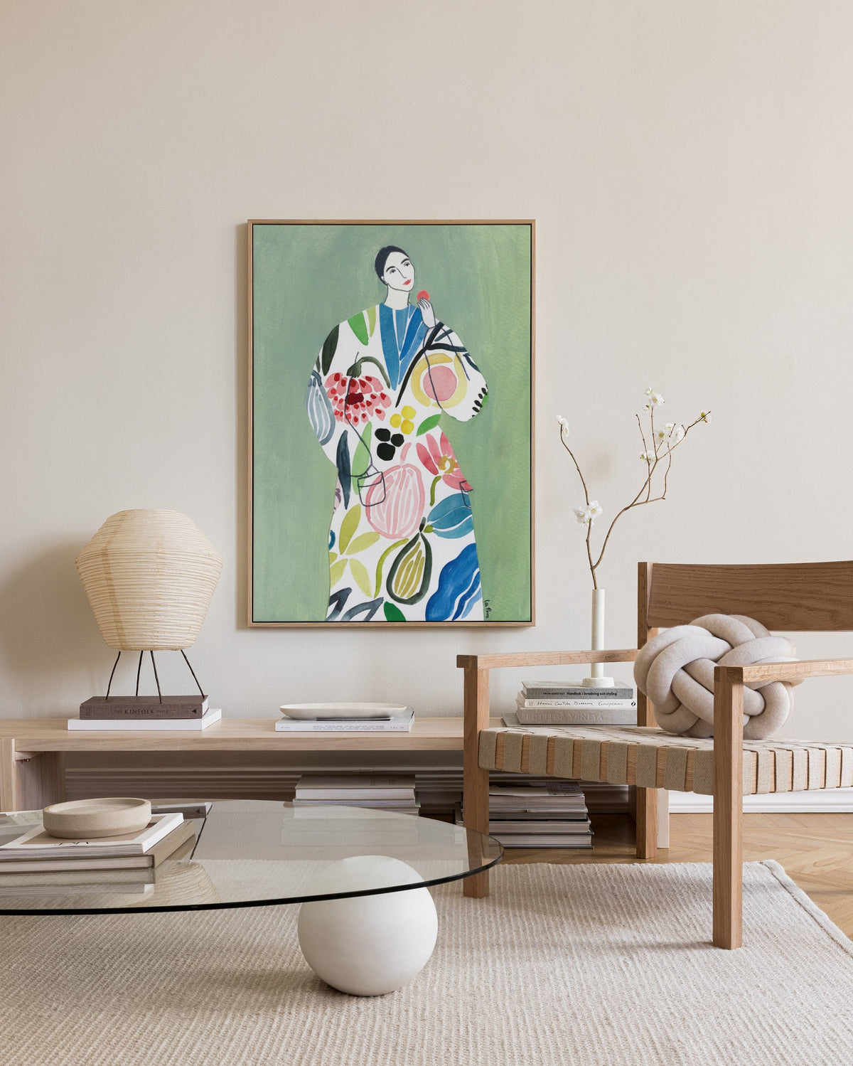 Pear Coat Canvas print