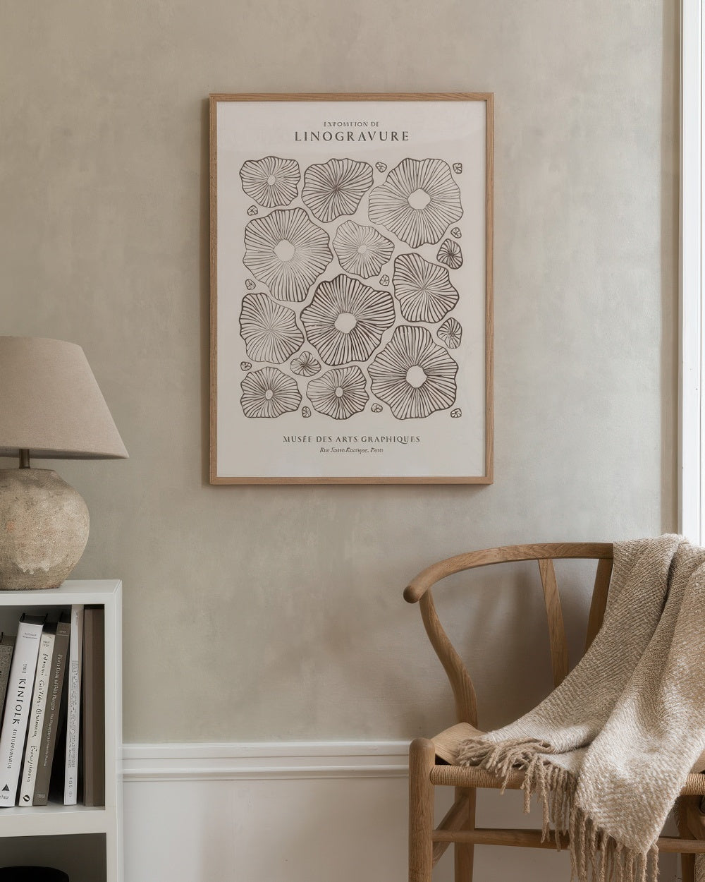 Linocut Exhibition Print