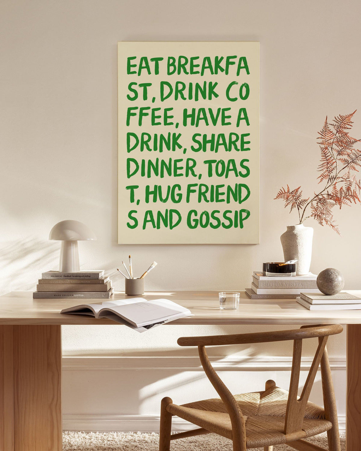 Kitchen Habits Canvas print