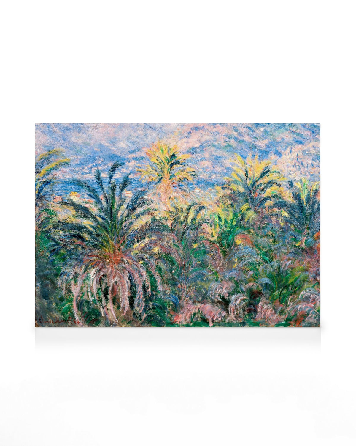 Monet - Palm Trees at Bordighera Canvas print
