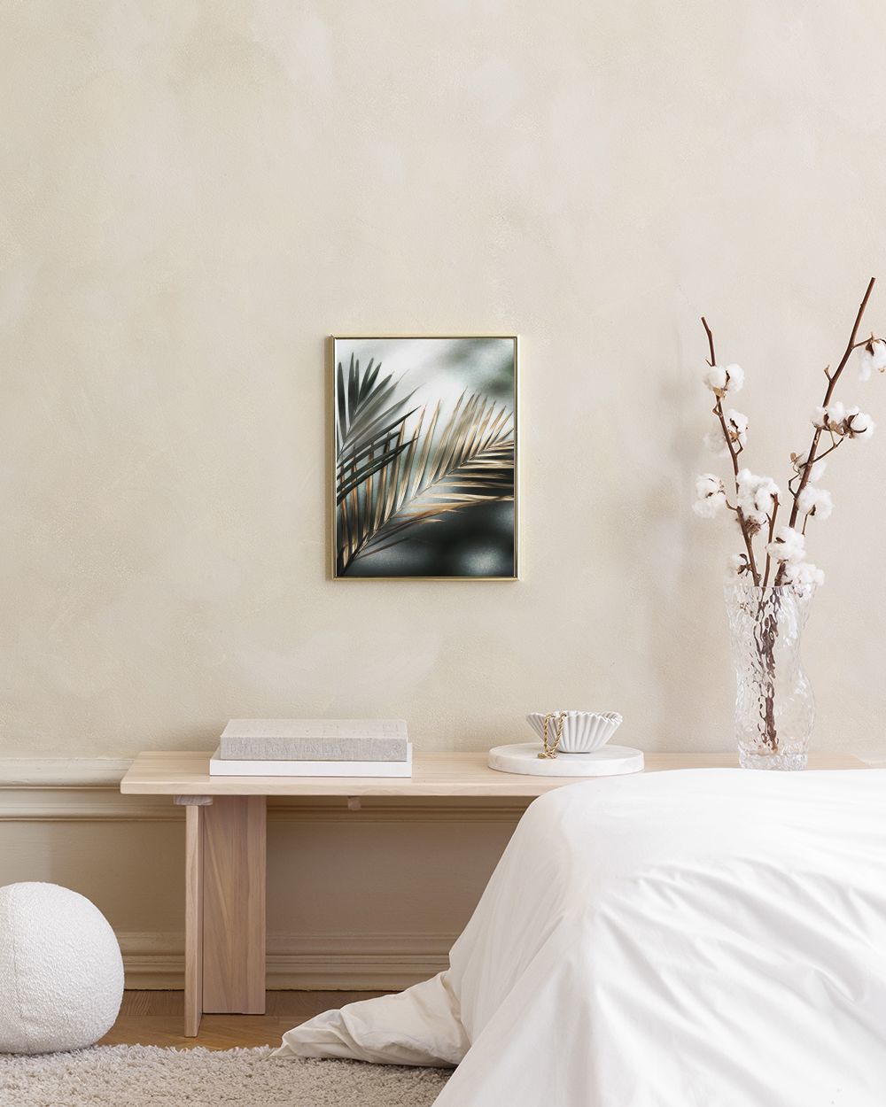 Golden Palm Print