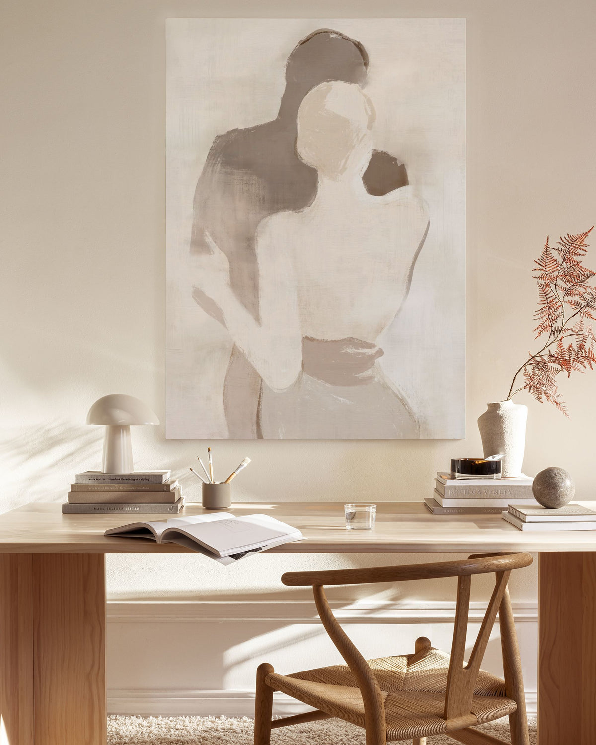 Soft Couple Canvas print