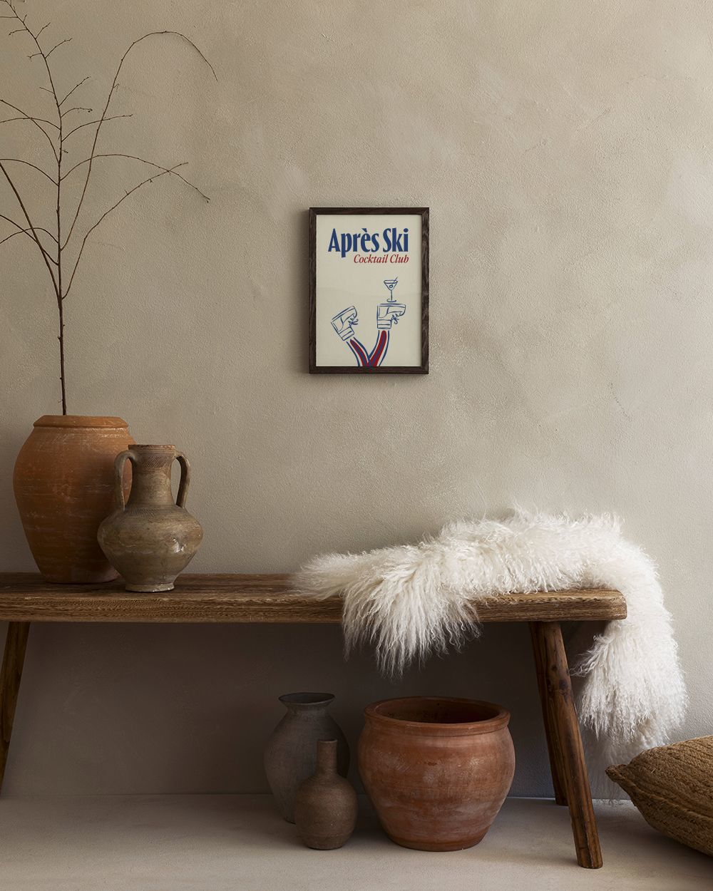 Après Ski Cocktail Club Print