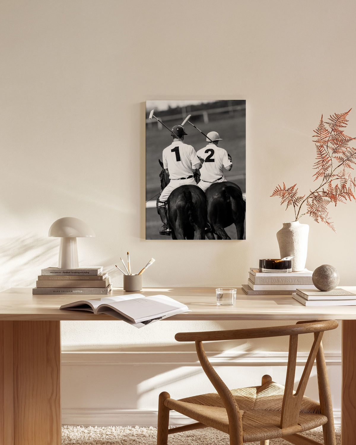 Polo Players Canvas print