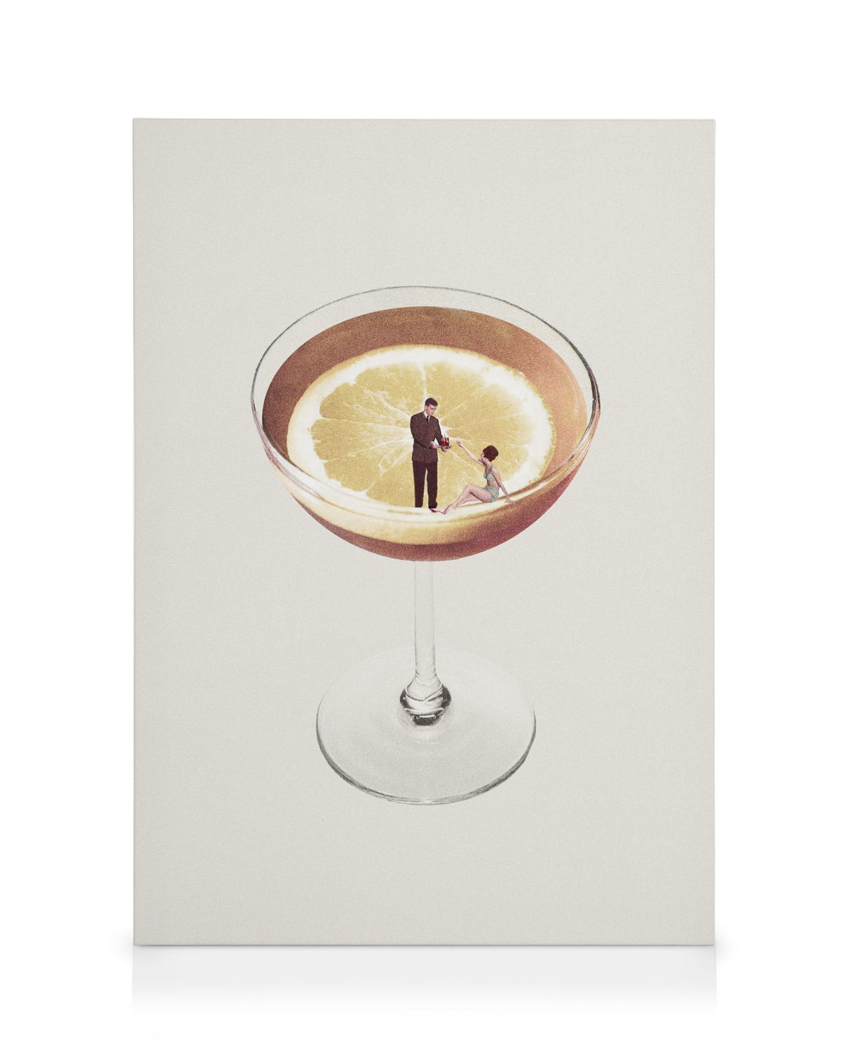 Maarten Leon - Lemon Cocktail Canvas print