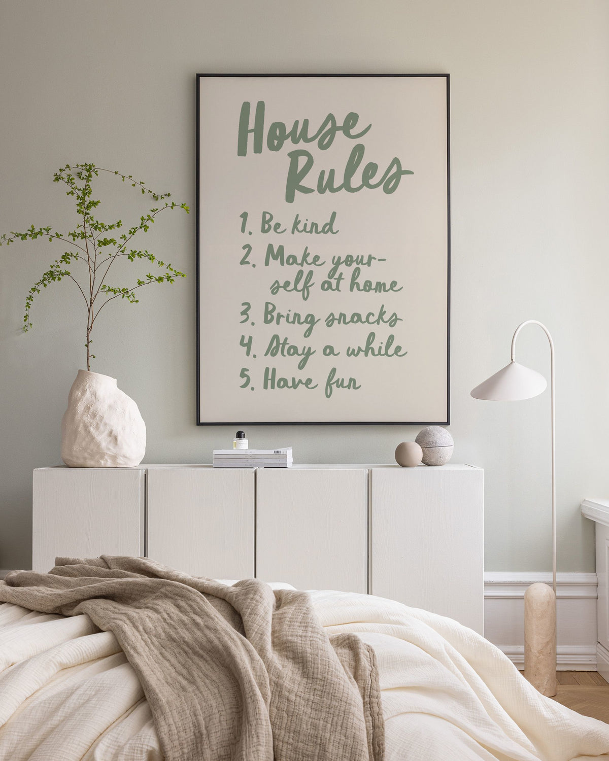 The House Rules Canvas print