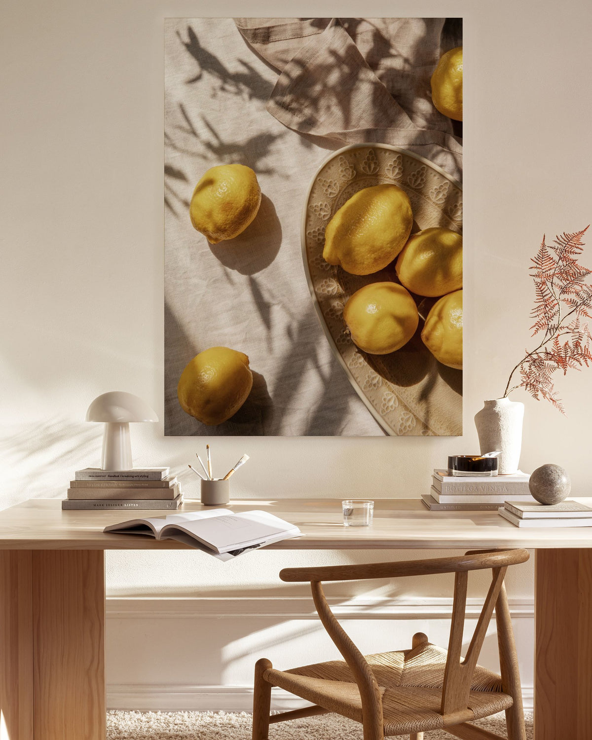 Lemons In Sunlight Canvas print