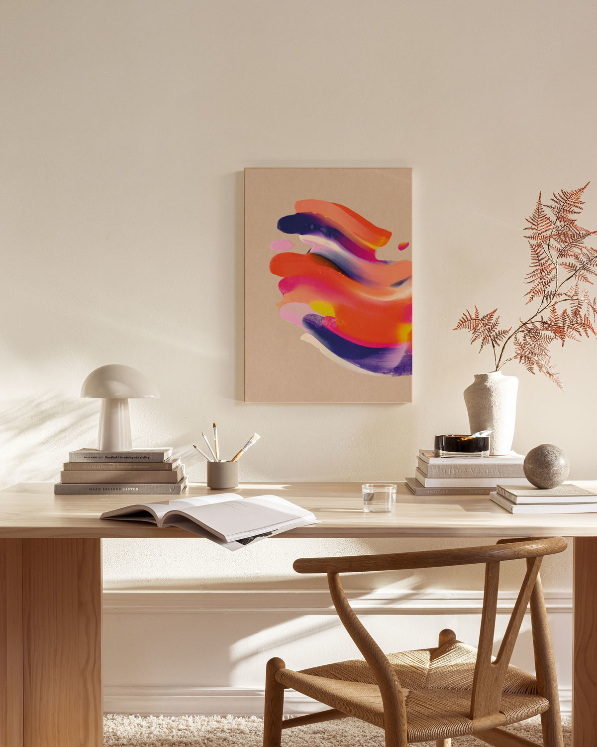 Sunset Stroke No1 Canvas print
