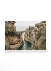 Fiordo Furore View Canvas print