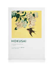 Hokusai - Hydrangea and Swallow Canvas print