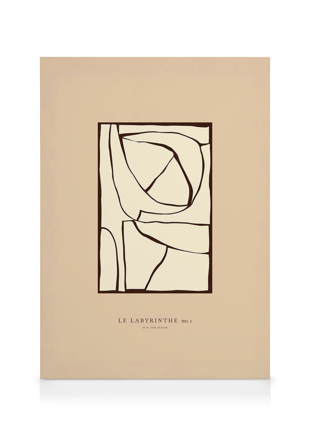 Mie & Him - Labyrinth No1 Canvas print