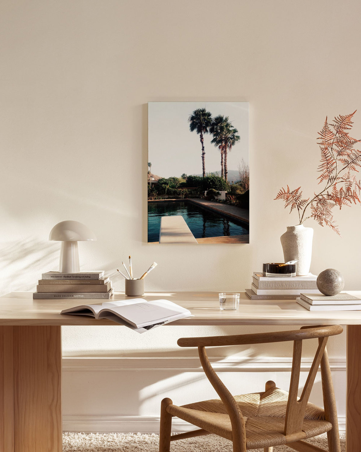 Palm Springs Pool Canvas print