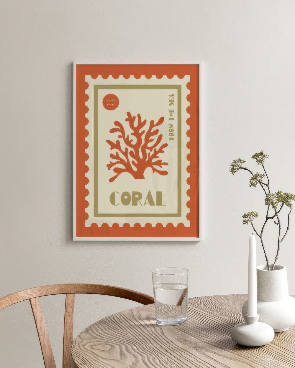We Made Something Nice - Coral Print