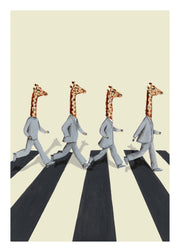 Coco De Paris - Giraffes Crossing the Road Print