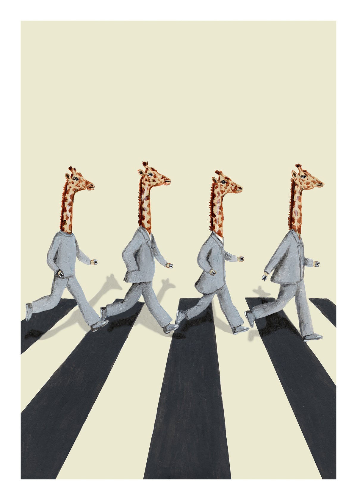 Coco De Paris - Giraffes Crossing the Road Print