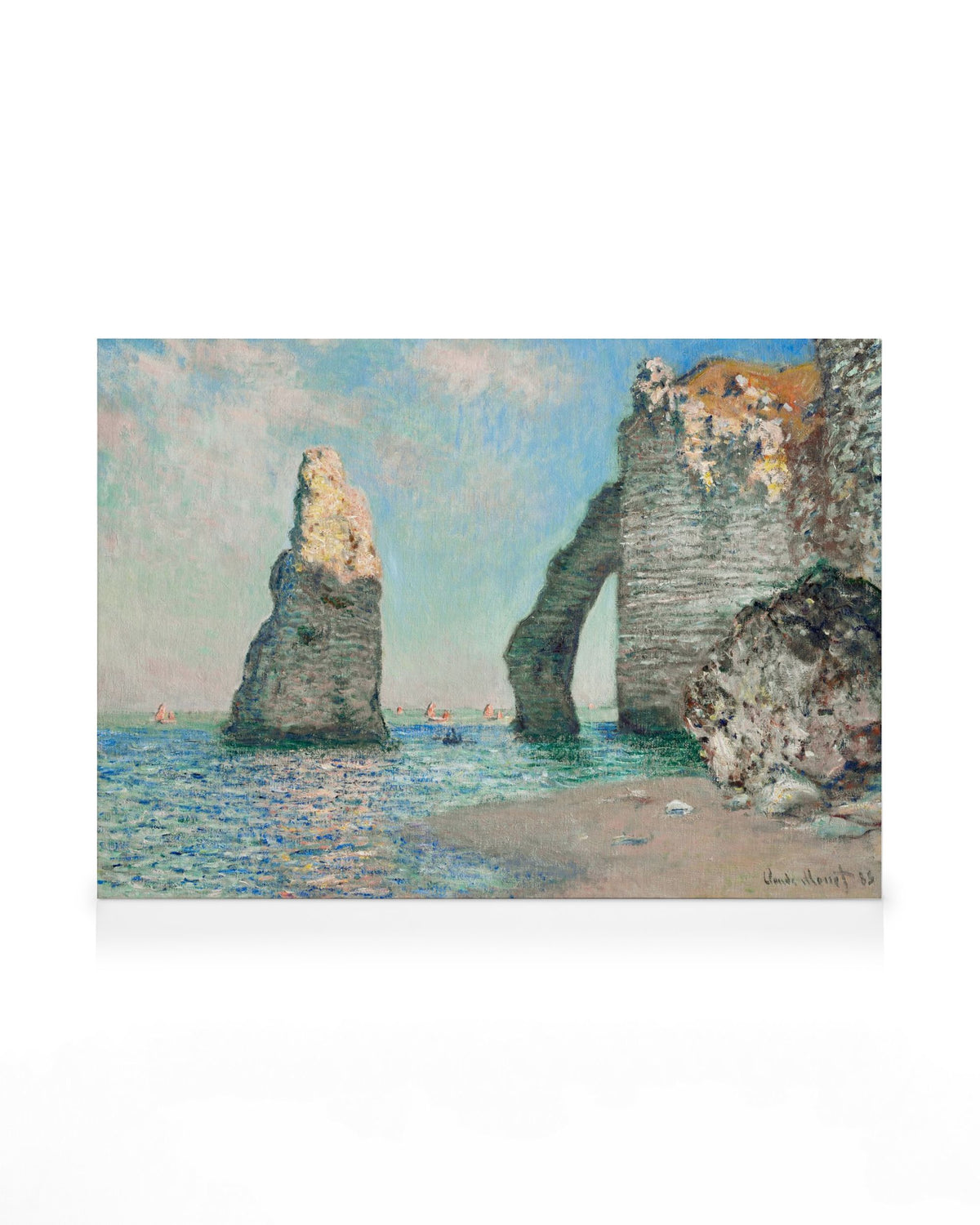 Monet - The Cliffs at Étretat Canvas print