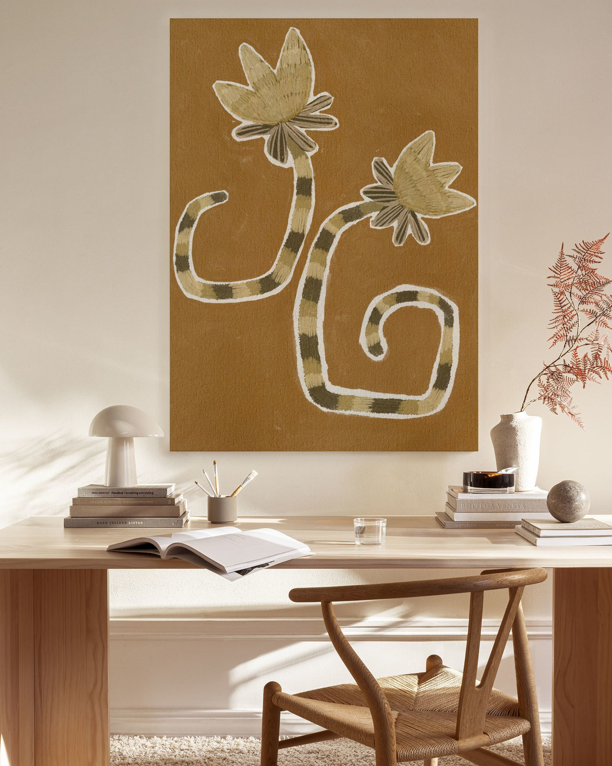 Shatha Al Dafai - Delicate Bloom 8 Canvas print